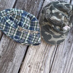 Kids Camouflage and Plaid Caps